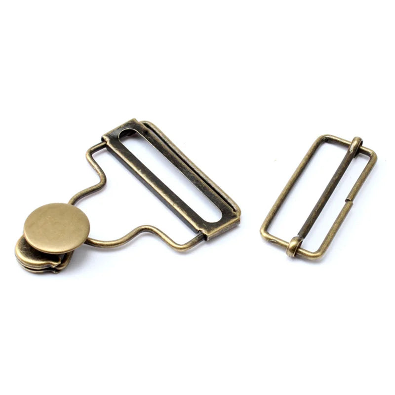Nagelfreies, verstellbares Metallknopf-Set aus Zink für Jeans - Kleidung – 1 Paar