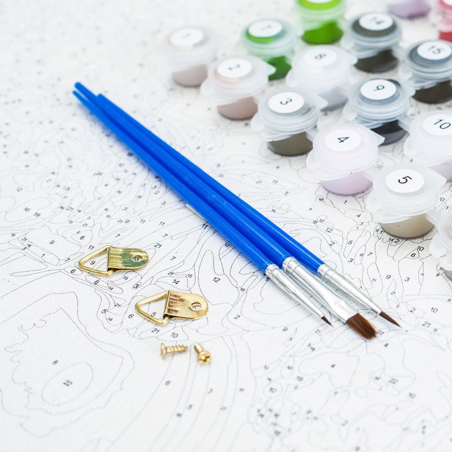 Malen nach Zahlen Leinwand 40x50cm Landschaft DIY Ölbild für Erwachsene