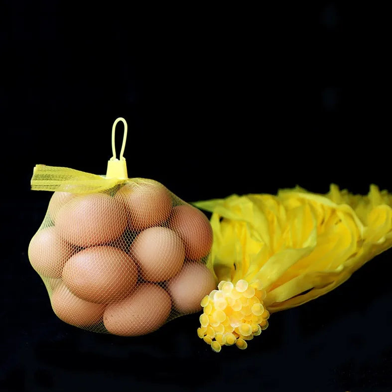 100 Stück Netzbeutel mit Schnallen für vielseitige Lagerung