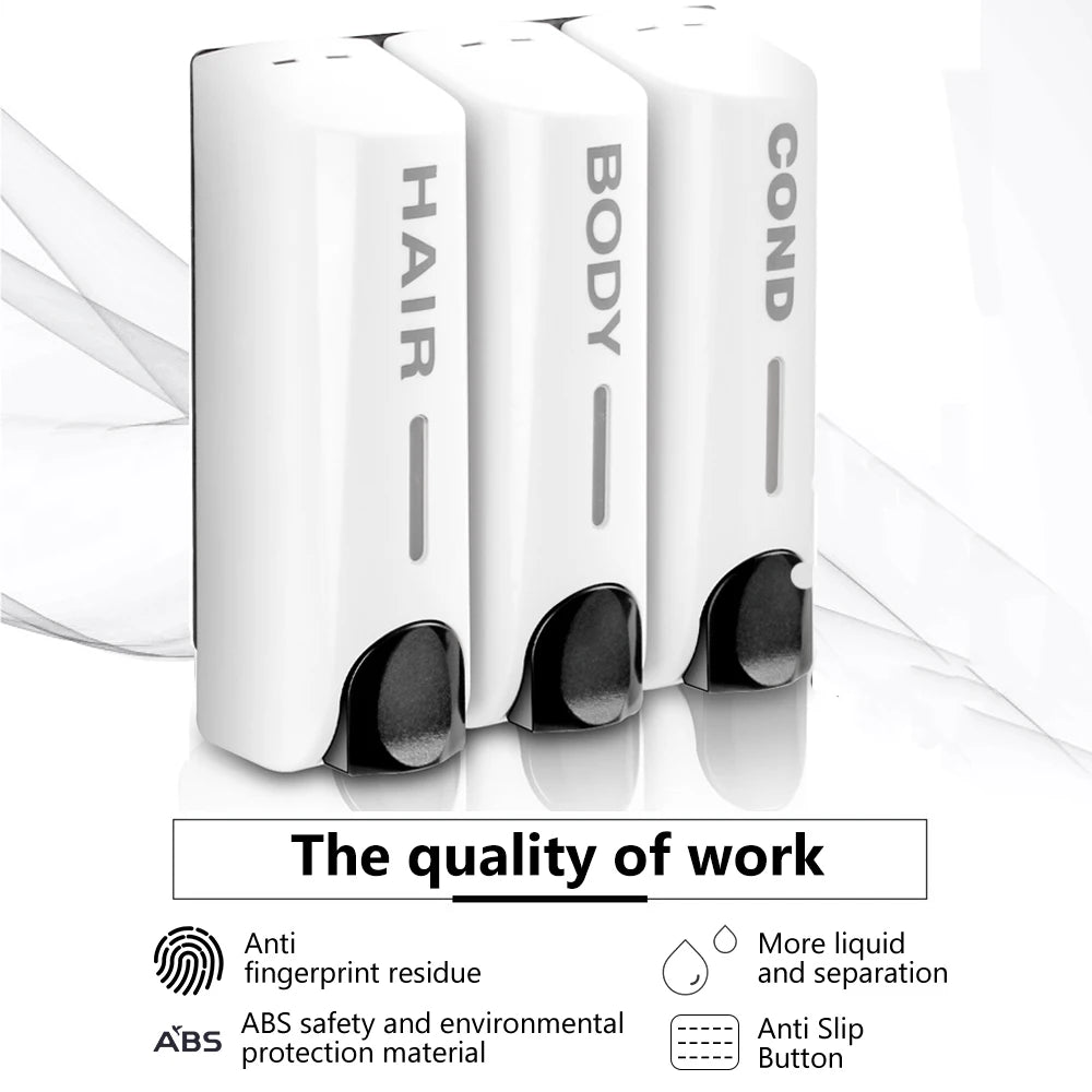 Wandmontierter Seifenspender 350ml für Bad & Dusche