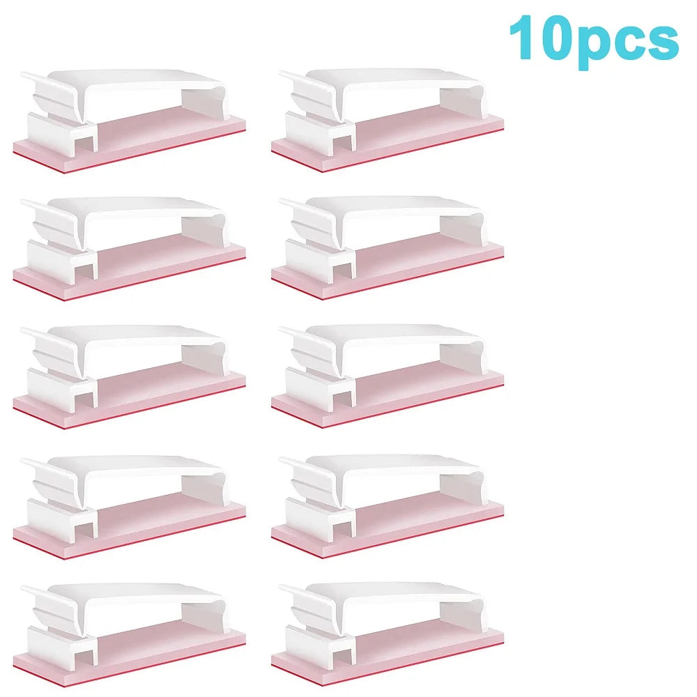 Kabel Organizer Clip für Desktop USB PC Maus Kopfhörer Kabelmanagement