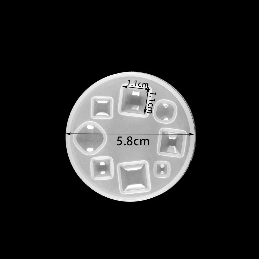 Herz Anhänger Silikonform für DIY Epoxidharz Schmuck Gussform Set