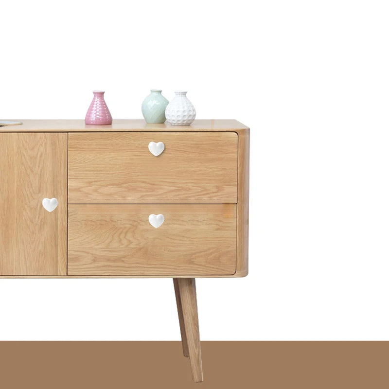 Keramik Herz Möbelgriff Bunte Schrankknöpfe für Kinder - Küche