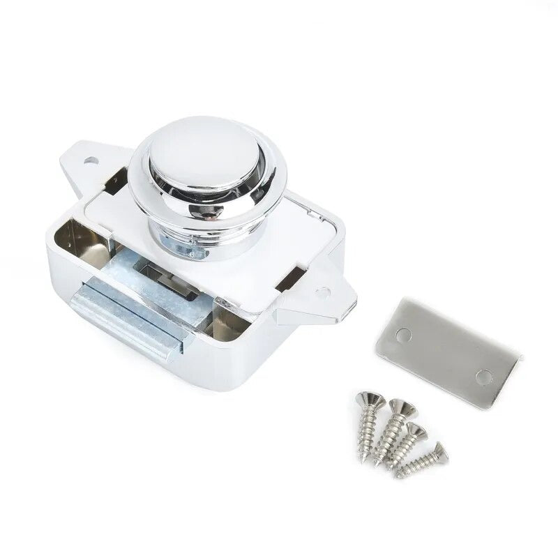 20x Push Lock Schrankverschluss Wohnmobil Caravan Boot Mini Stand