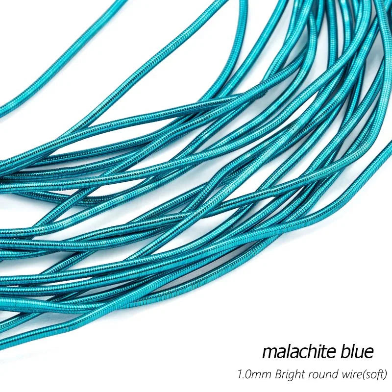 Kupferdraht Metall Nähzubehör 2.8m 10g DIY Schmuck Patch Stickerei