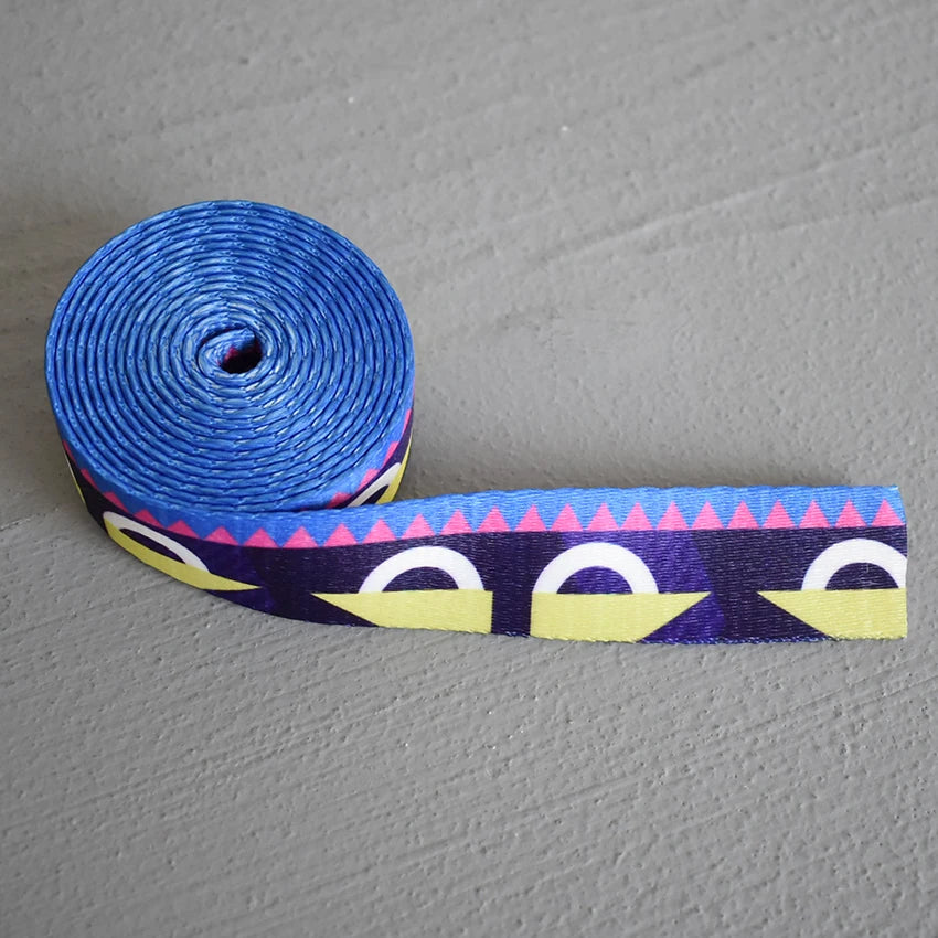 25 mm Gurtband 5 Yards bedruckt in 18 Farben für Taschen & Zubehör-Yabubest - Home & More