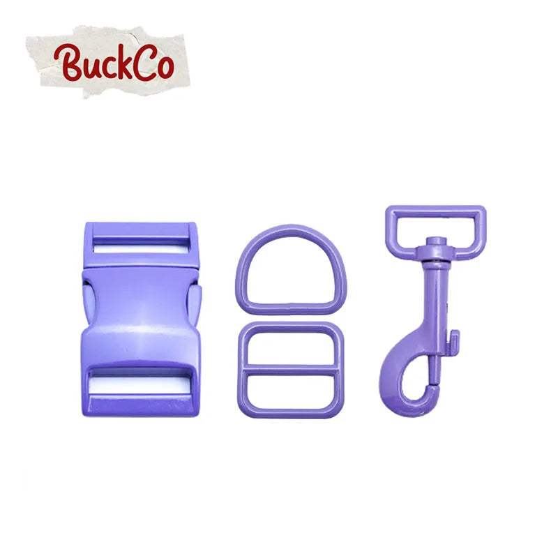 Vielseitiges Metall Beschlag Set für DIY Haustierhalsbänder & Taschen