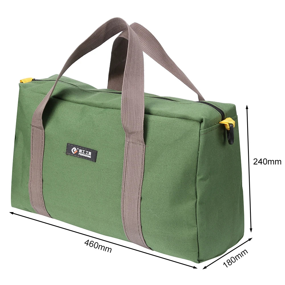 Dicke Leinwand Werkzeugtasche Tragbarer Organizer für elektrische Werkzeuge
