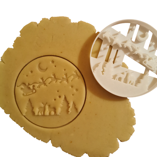 Weihnachtsschlitten Ausstechform perfekt für festliche Kekse backen