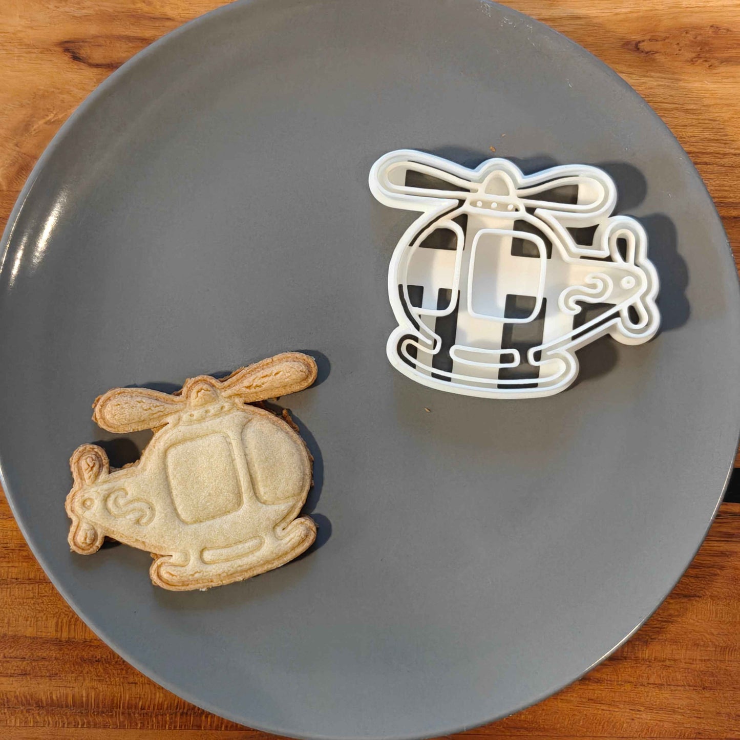 Hubschrauber Keksausstecher Kreative Ausstechform Backprojekte Kinder