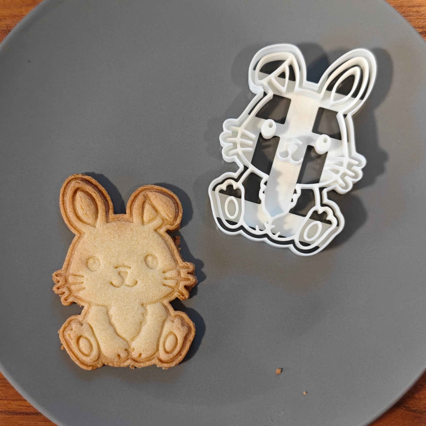 Hase Keksausstecher kreativer Plätzchenformen Backzubehör PLA