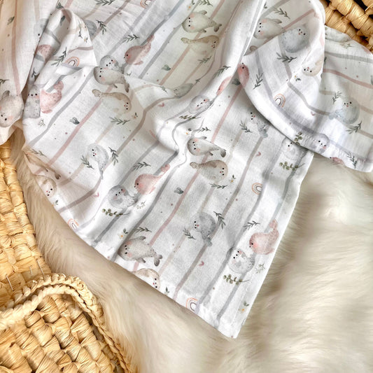 Weiches Musselintuch zum Kuscheln und Schutz