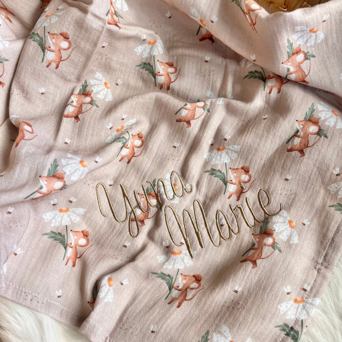 Weiches leichtes Musselintuch aus Baumwolle für Kinder und Erwachsene