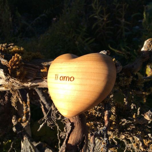 Thankgoods Holzherz Ti amo