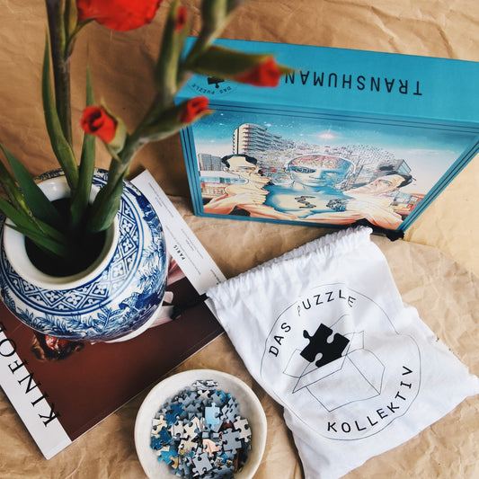 Limitierte Puzzle Edition mit 500 Teilen und Fairtrade Baumwollbeutel