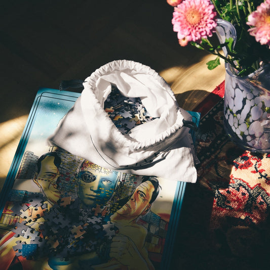 Limitierte Puzzle Edition mit 500 Teilen und Fairtrade Baumwollbeutel