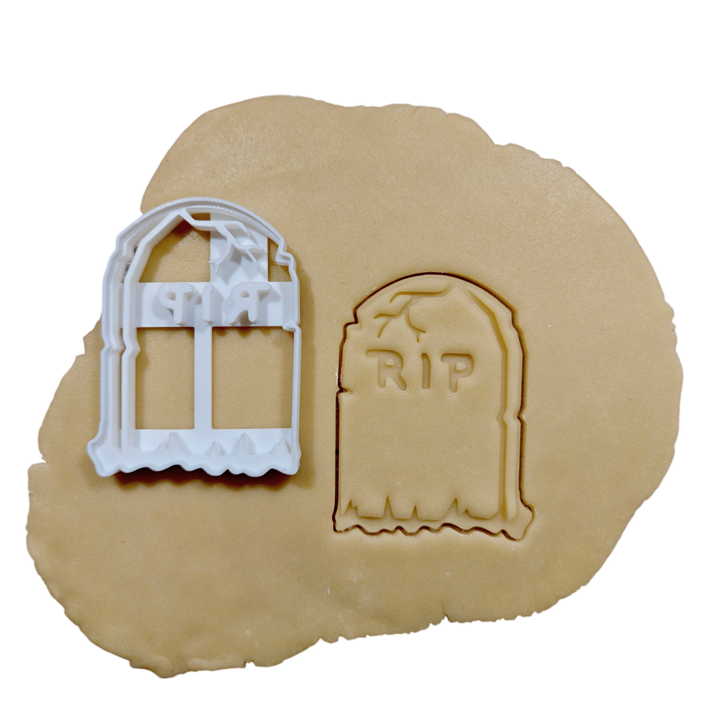 Halloween Grabstein Ausstechform für detailreiche Kekse