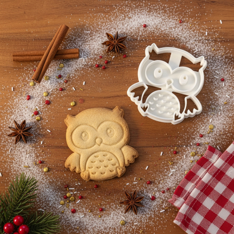 Eule Keksausstecher Ausstechform Kreative Backideen PLA