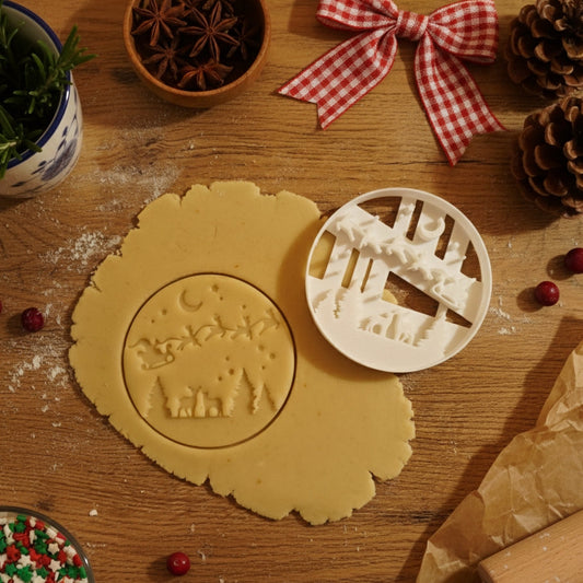 Weihnachtsschlitten Ausstechform perfekt für festliche Kekse backen
