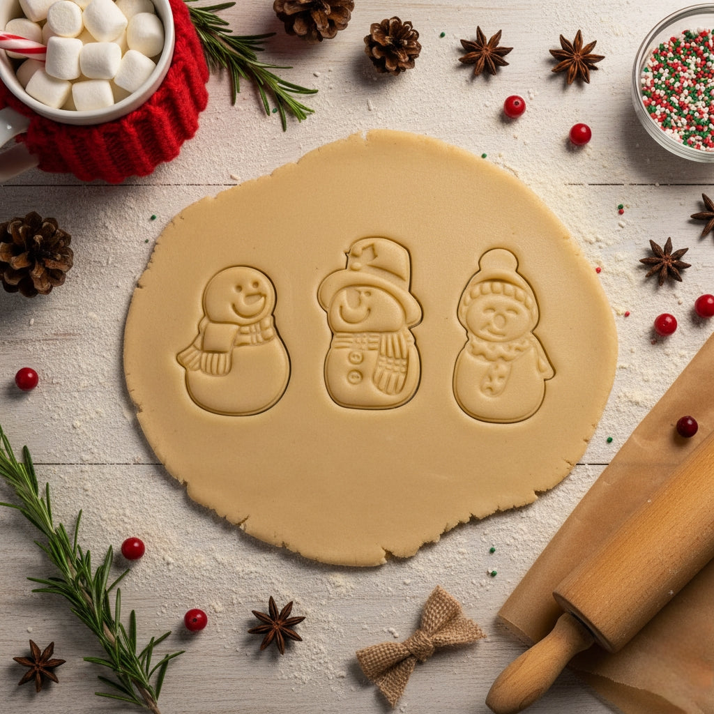 Schneemann Ausstechform Keksausstecher für kreative Backideen