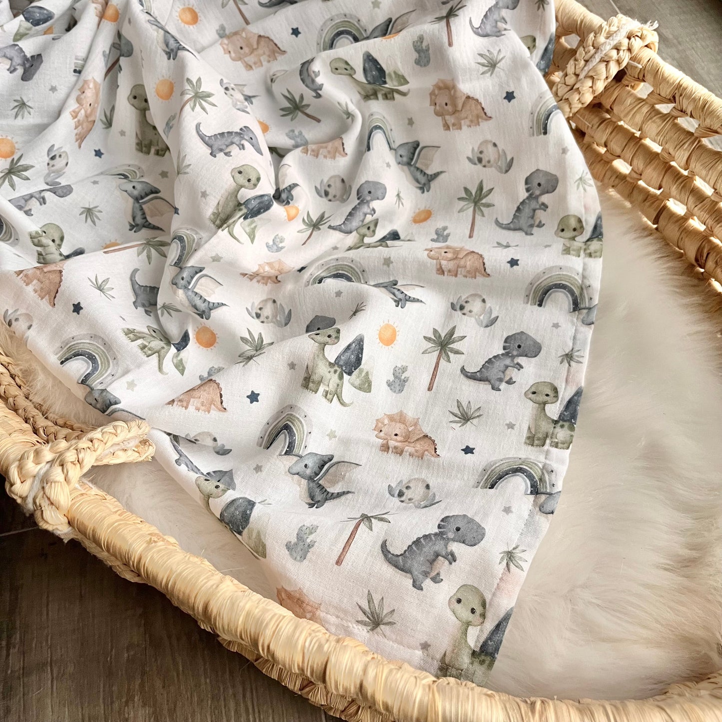 Leichtes Musselintuch aus Baumwolle für Kinderwagen und Halstuch