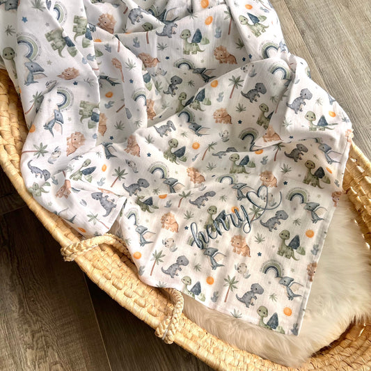 Leichtes Musselintuch aus Baumwolle für Kinderwagen und Halstuch