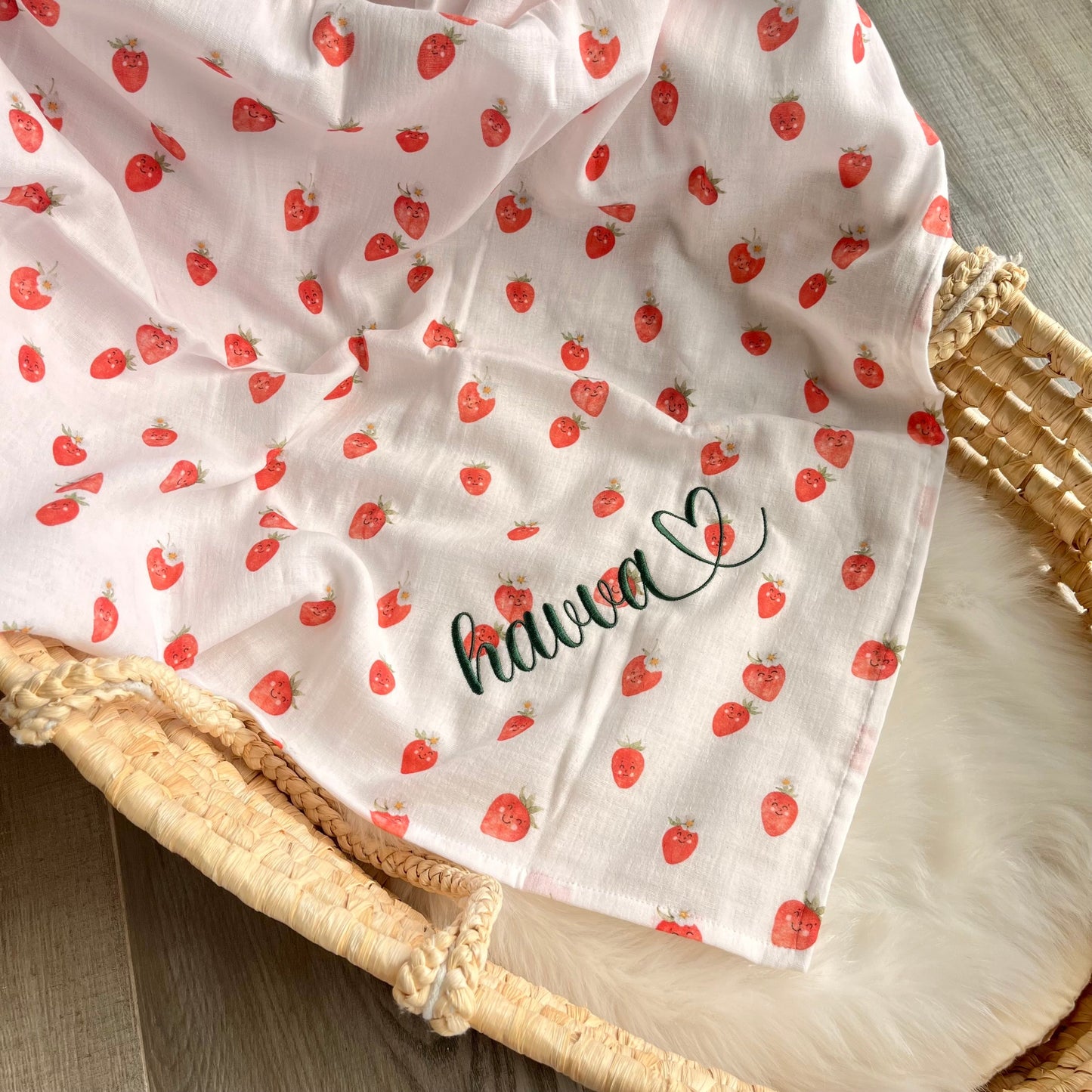 Leichtes Musselintuch aus Baumwolle für Kinderwagen und Halstuch