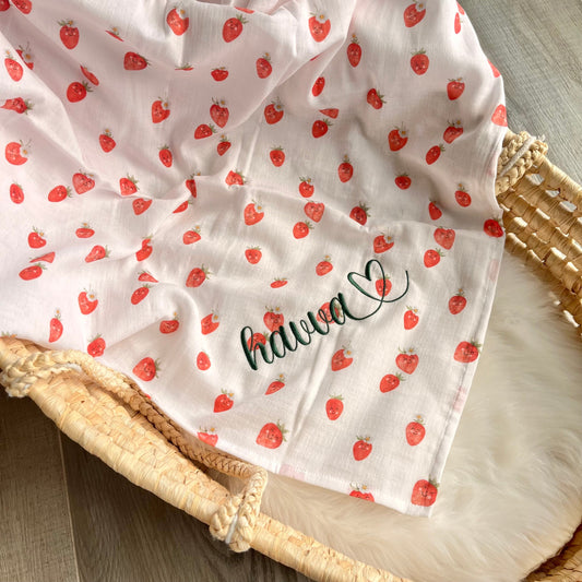 Leichtes Musselintuch aus Baumwolle für Kinderwagen und Halstuch