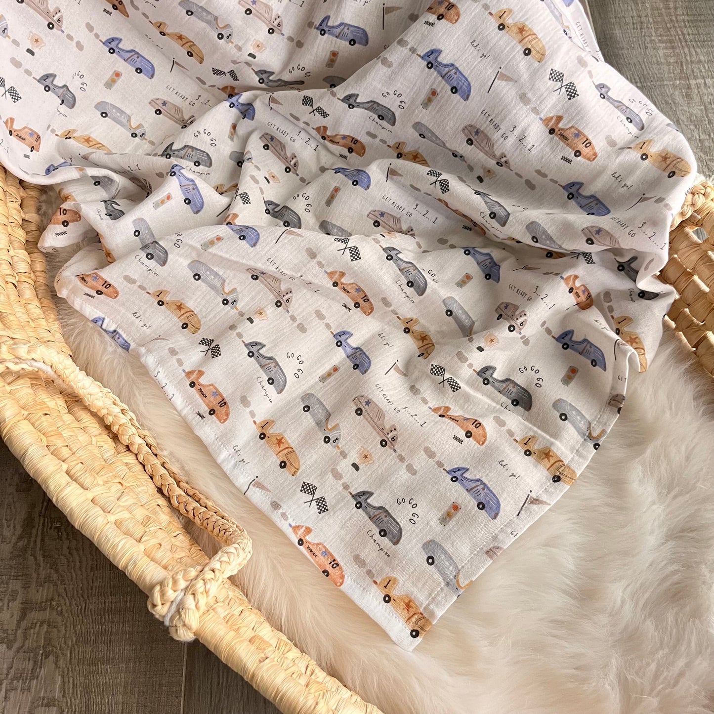 Weiches Musselintuch für Kinderwagen und Alltag