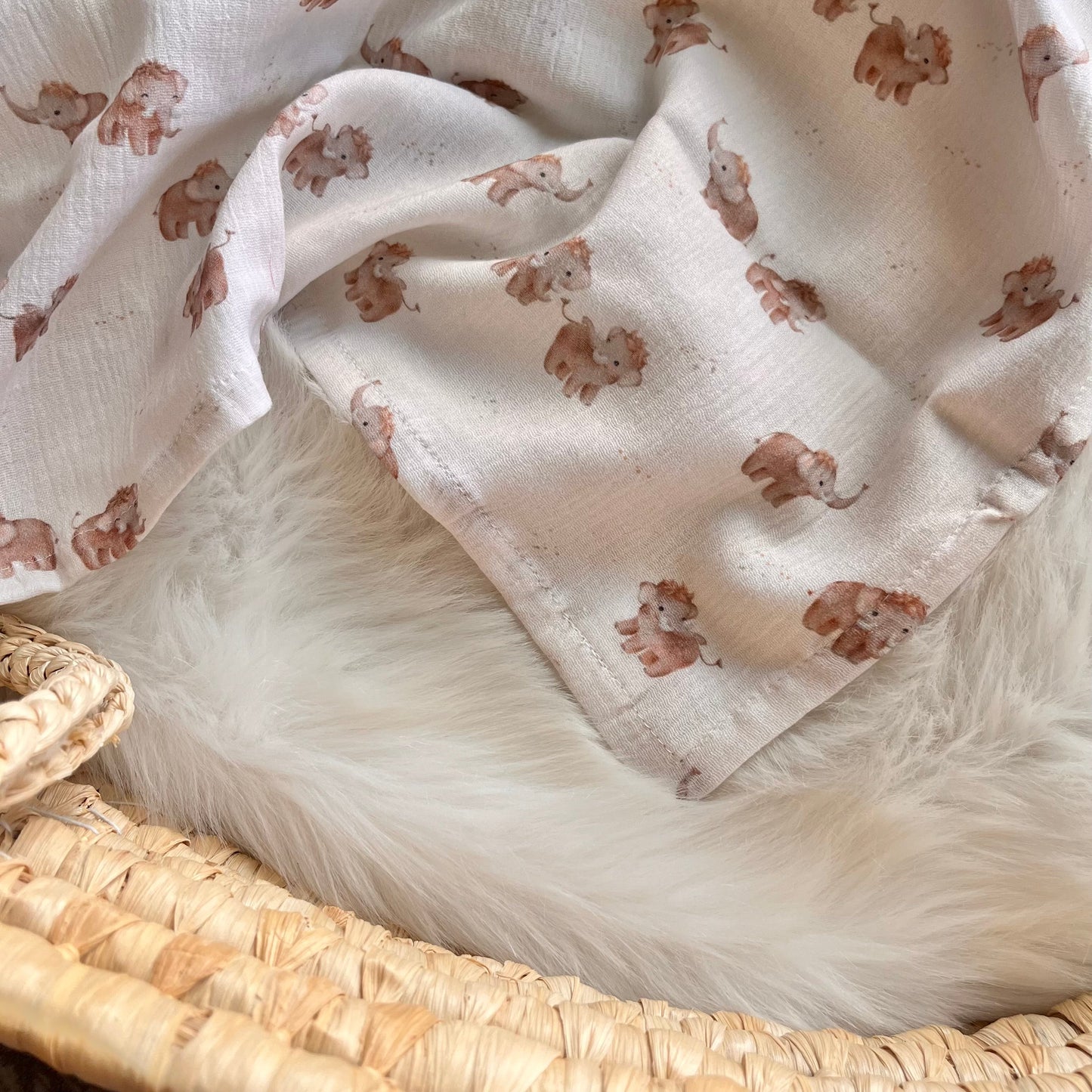 Leichtes und weiches Musselintuch aus Baumwolle