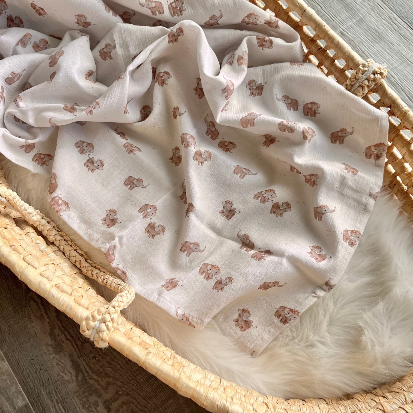 Leichtes und weiches Musselintuch aus Baumwolle