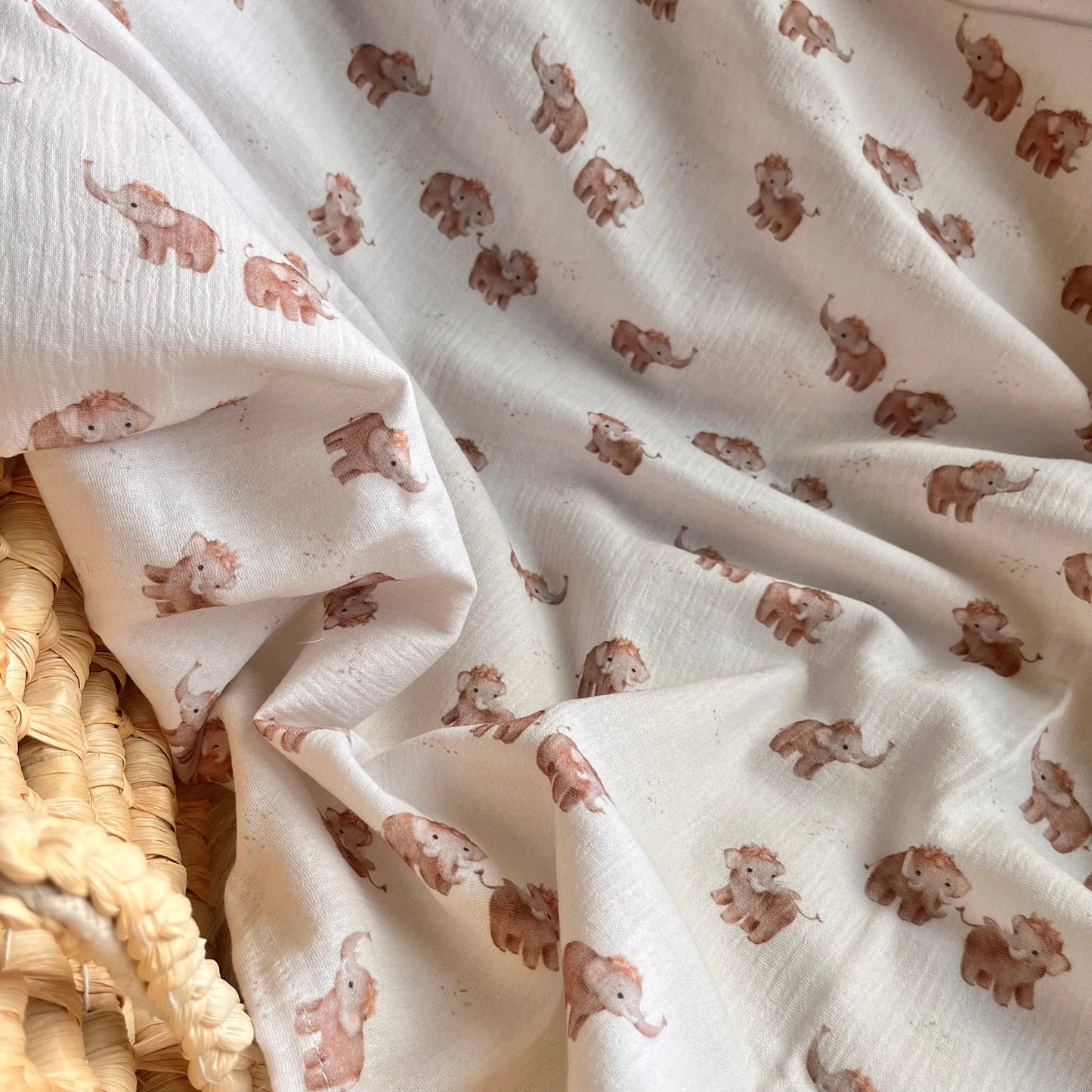 Leichtes und weiches Musselintuch aus Baumwolle