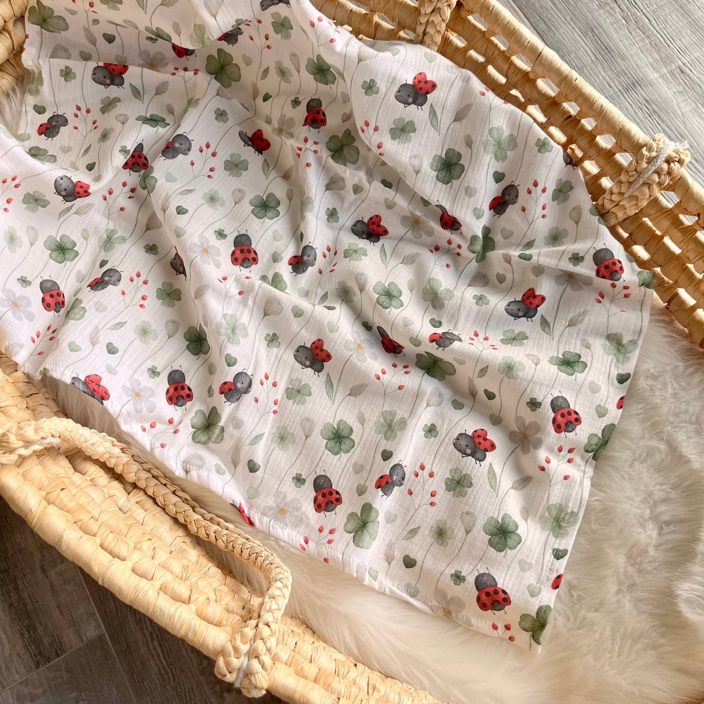 Weiches Musselintuch perfekt für Kinderwagen und Babys