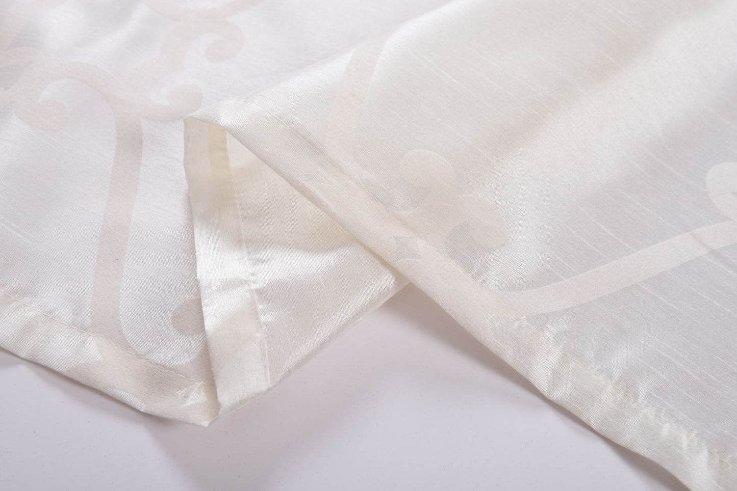 Vorhang Wildseide Optik blickdicht Flockfasern Deko gemustert, blickdicht mit verdecktem Schlaufenband 20200-20210-gardinenbox.de