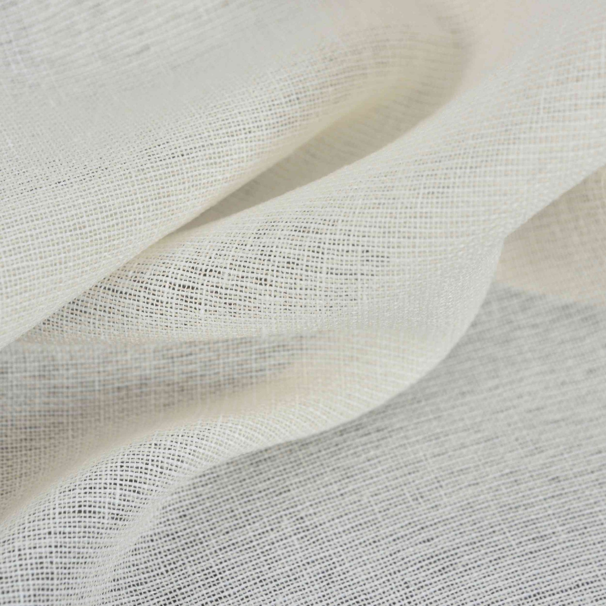 Halbtransparente Gardine mit Ösen »Leipzig« Kettenmuster lichtdurchlässig elegante Struktur 202450-gardinenbox.de