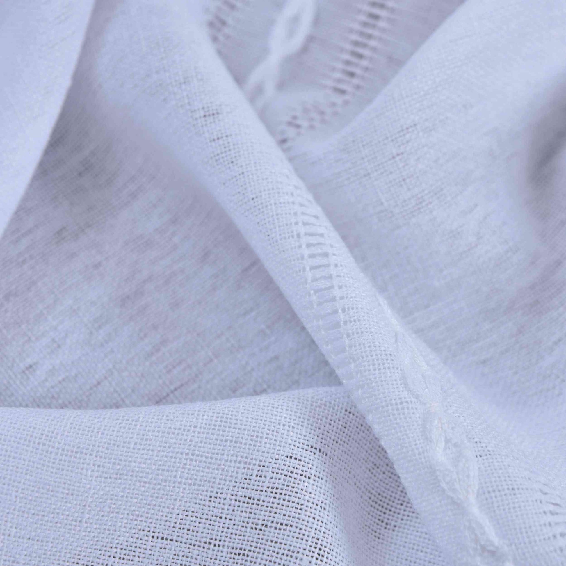 2er Set Halbtransparente Gardinen mit Ösen »Leipzig« Kettenmuster lichtdurchlässig elegante Struktur 202450-2-gardinenbox.de