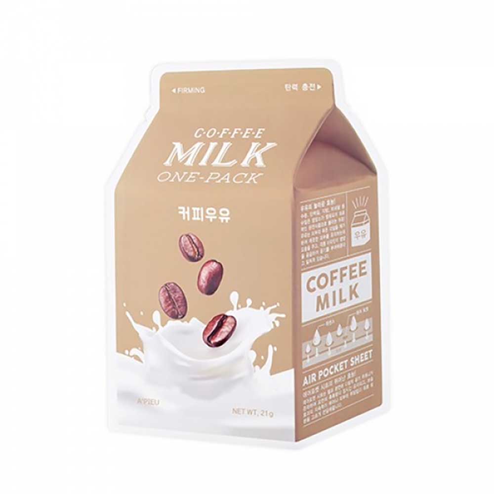 Milk One-Pack Gesichtsmaske Kaffee Pflege