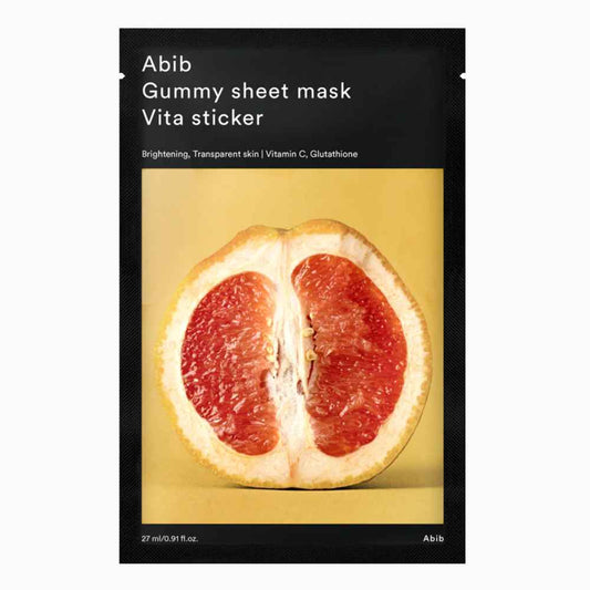 Abib Gummy Sheet Mask Vita Sticker 27 ml vitaminreiche Mikrofasermaske