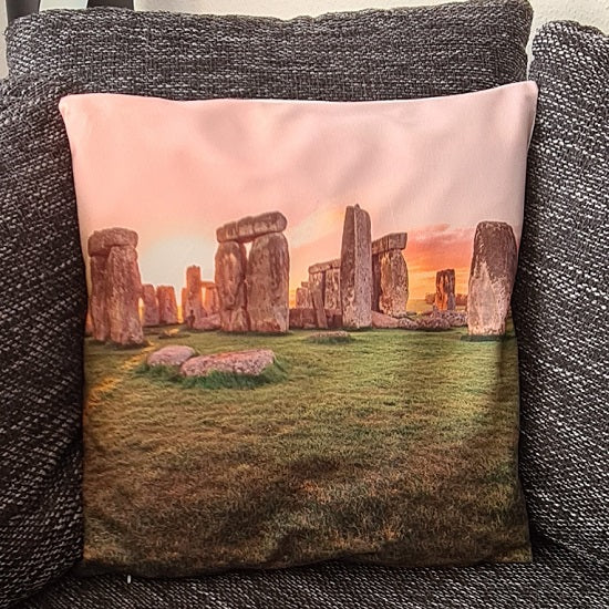 Kissenbezug England - Stonehenge Ruinen - 45cm x 45cm-Tinisu