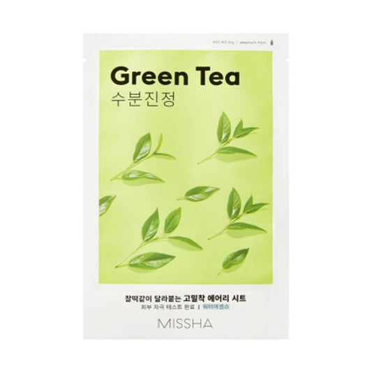 MISSHA Airy Fit Sheet Mask Green Tea – Beruhigende Pflege für reine Haut