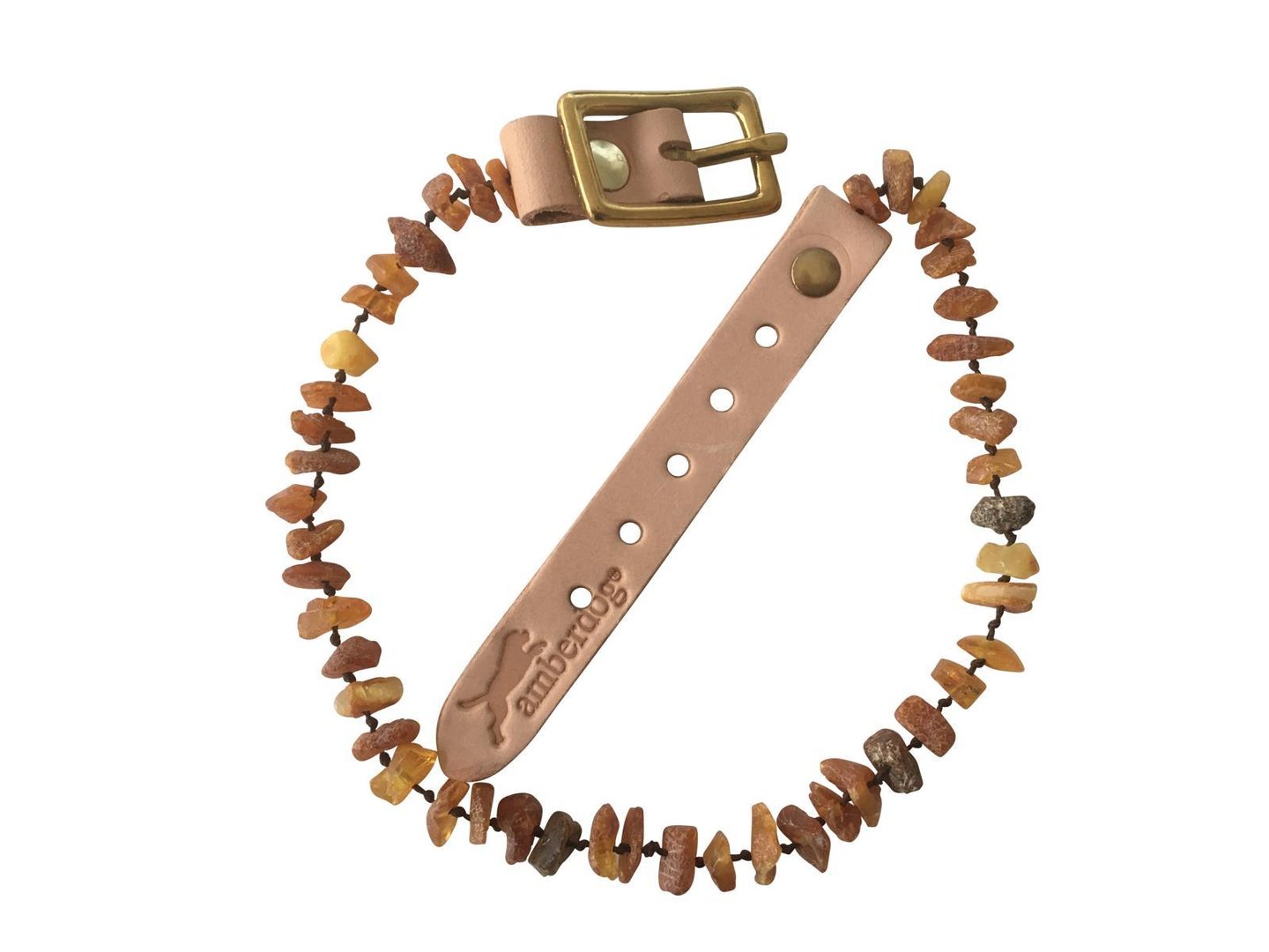 SuperFlex Bernsteinkette für Hunde – Natürlich & Flexibel