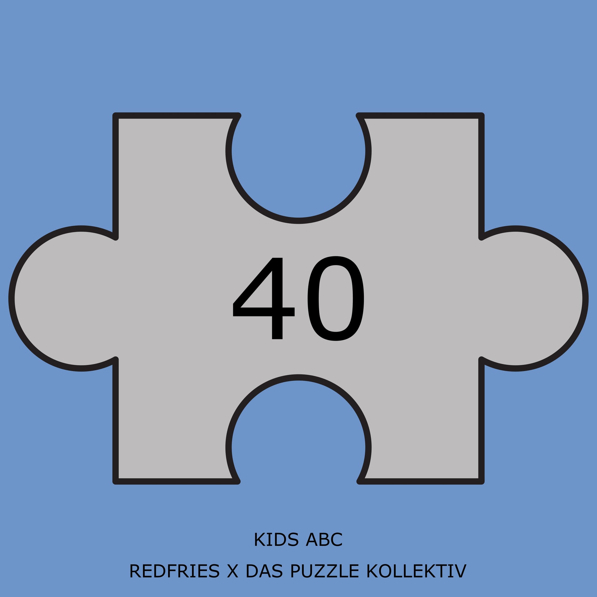 Lernspielzeug Rahmenpuzzle mit 40 Teilen für spielerisches ABC Lernen