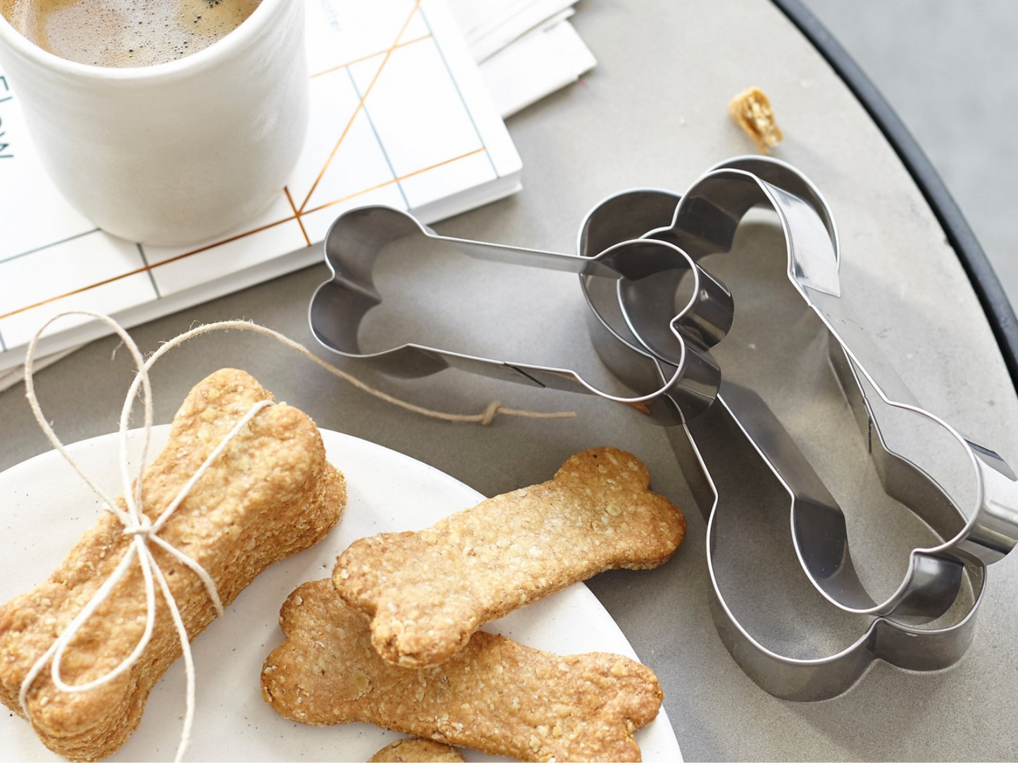 Keksausstecher 3er Set für Hunde-Plätzchen aus Edelstahl-SABRO GmbH