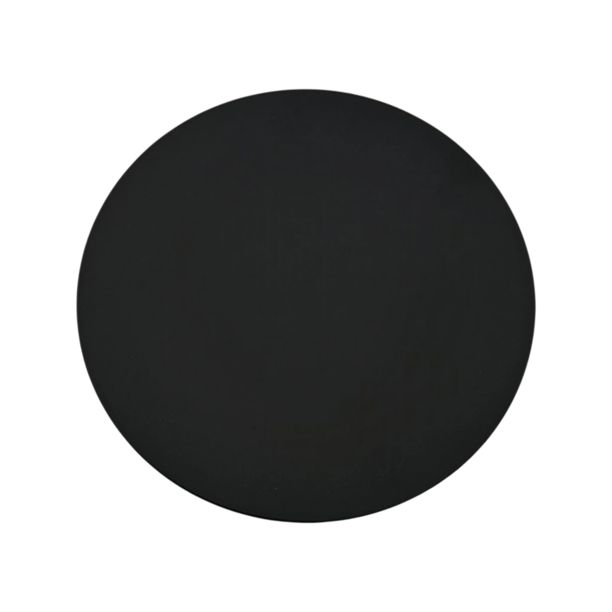 Kerzenhalter schwarz 4 Stück Stumpenkerzen Teller Kerzenteller Weihnachten 12 cm