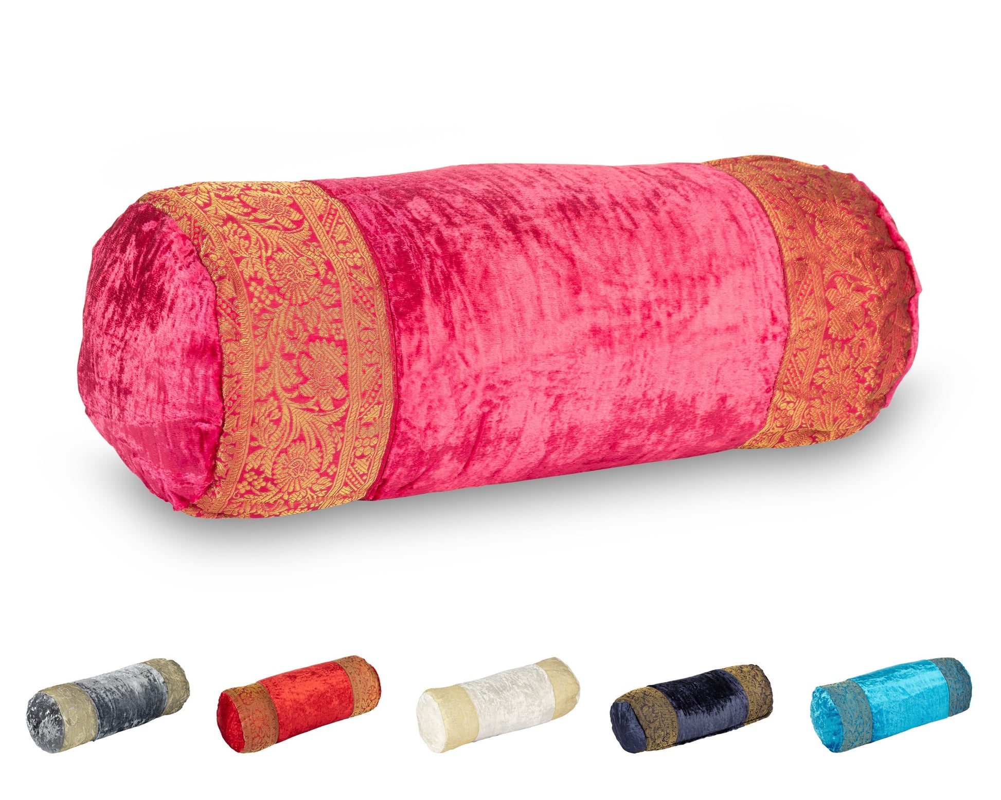 Orientalischer Kissenbezug 30x50 aus Brokat Samt und Baumwolle-Aga's Own