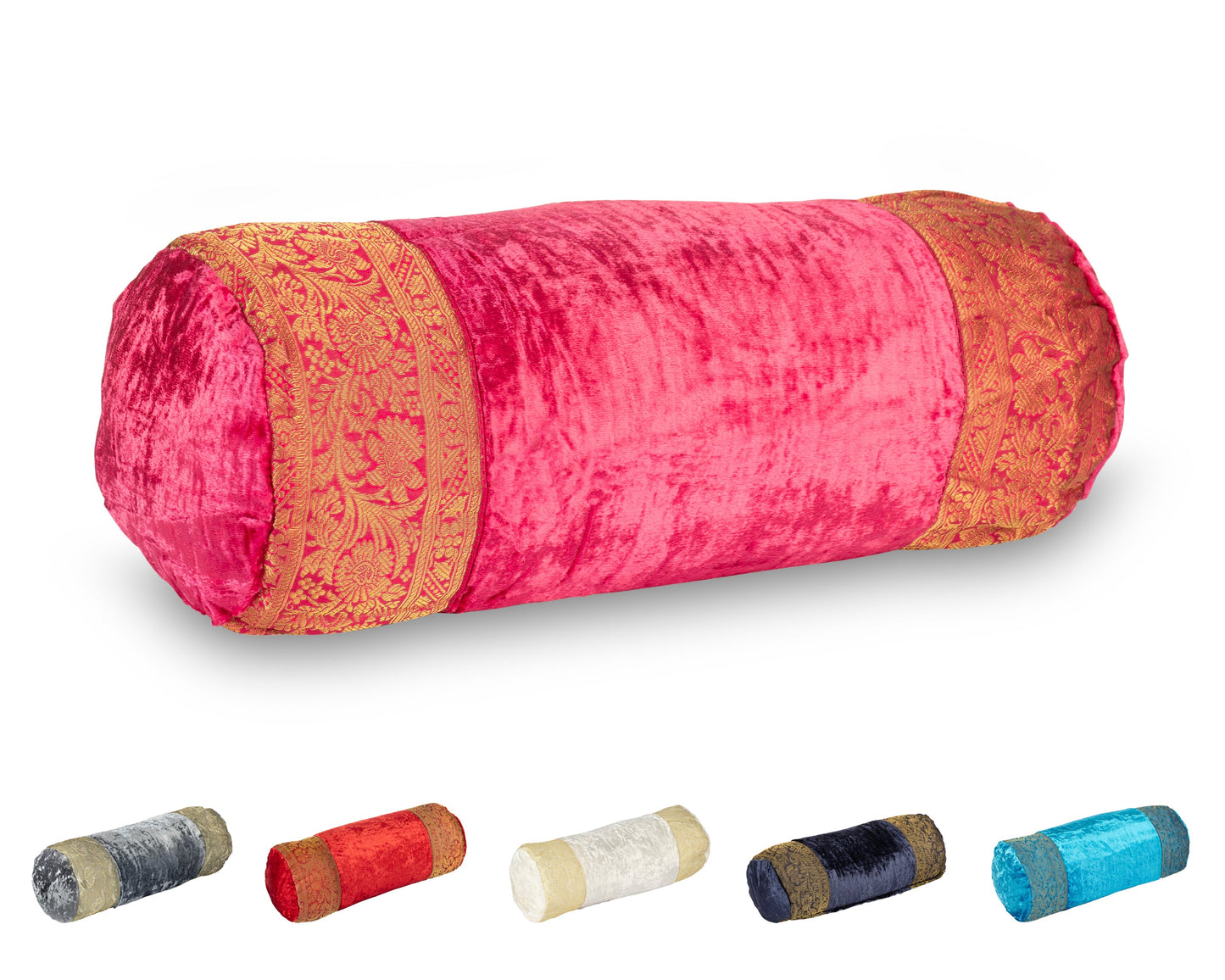 Orientalische Kissenbezüge aus Baumwolle Samt und Brokat 30 x 50 cm-Aga's Own