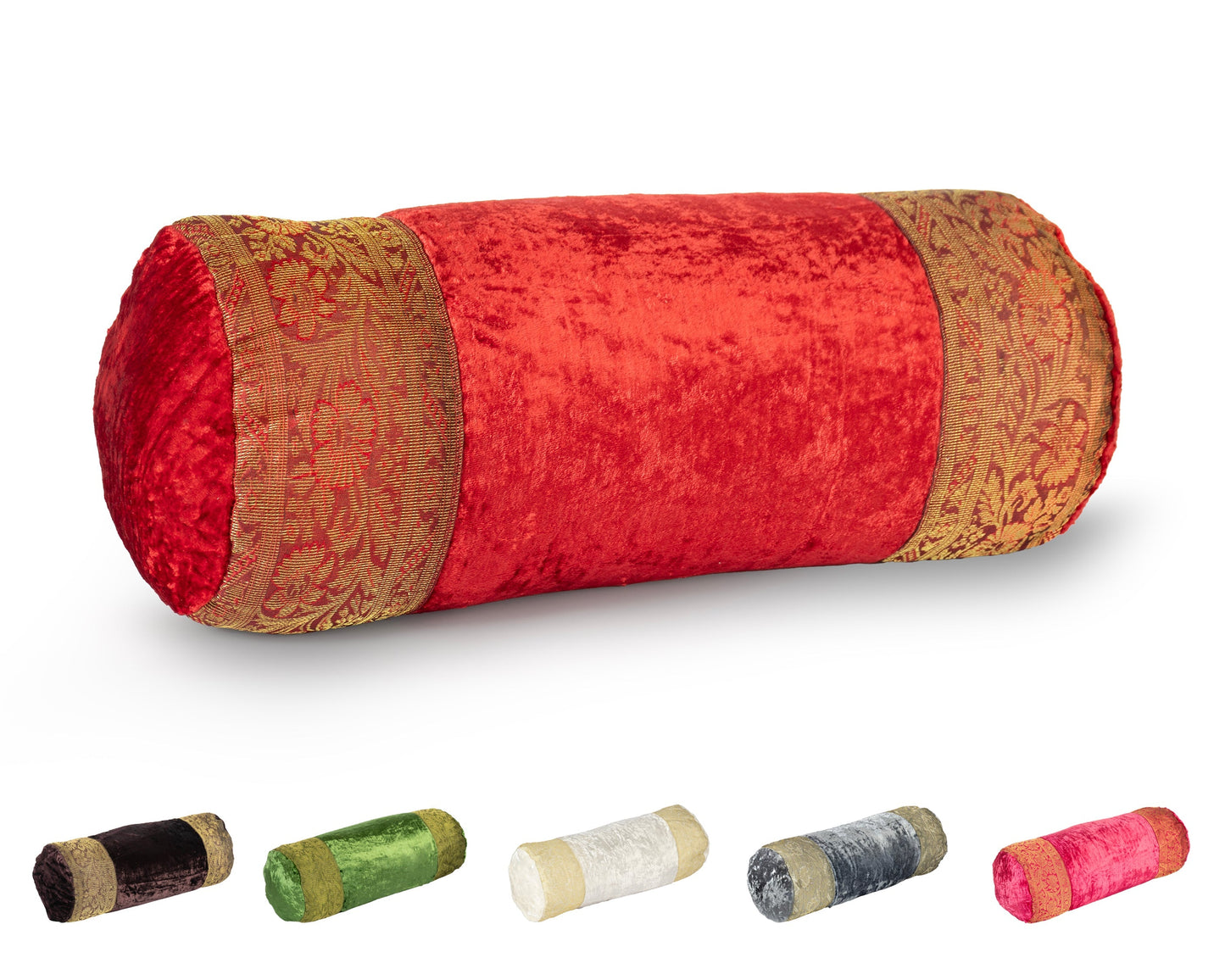 Orientalischer Kissenbezug 30x50 aus Brokat Samt und Baumwolle-Aga's Own