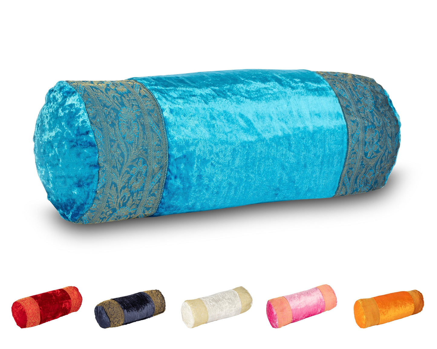 Orientalischer Kissenbezug 30x50 aus Brokat Samt und Baumwolle-Aga's Own