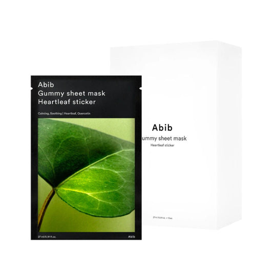 Abib Gummy Sheet Mask Heartleaf Sticker 27 ml beruhigend