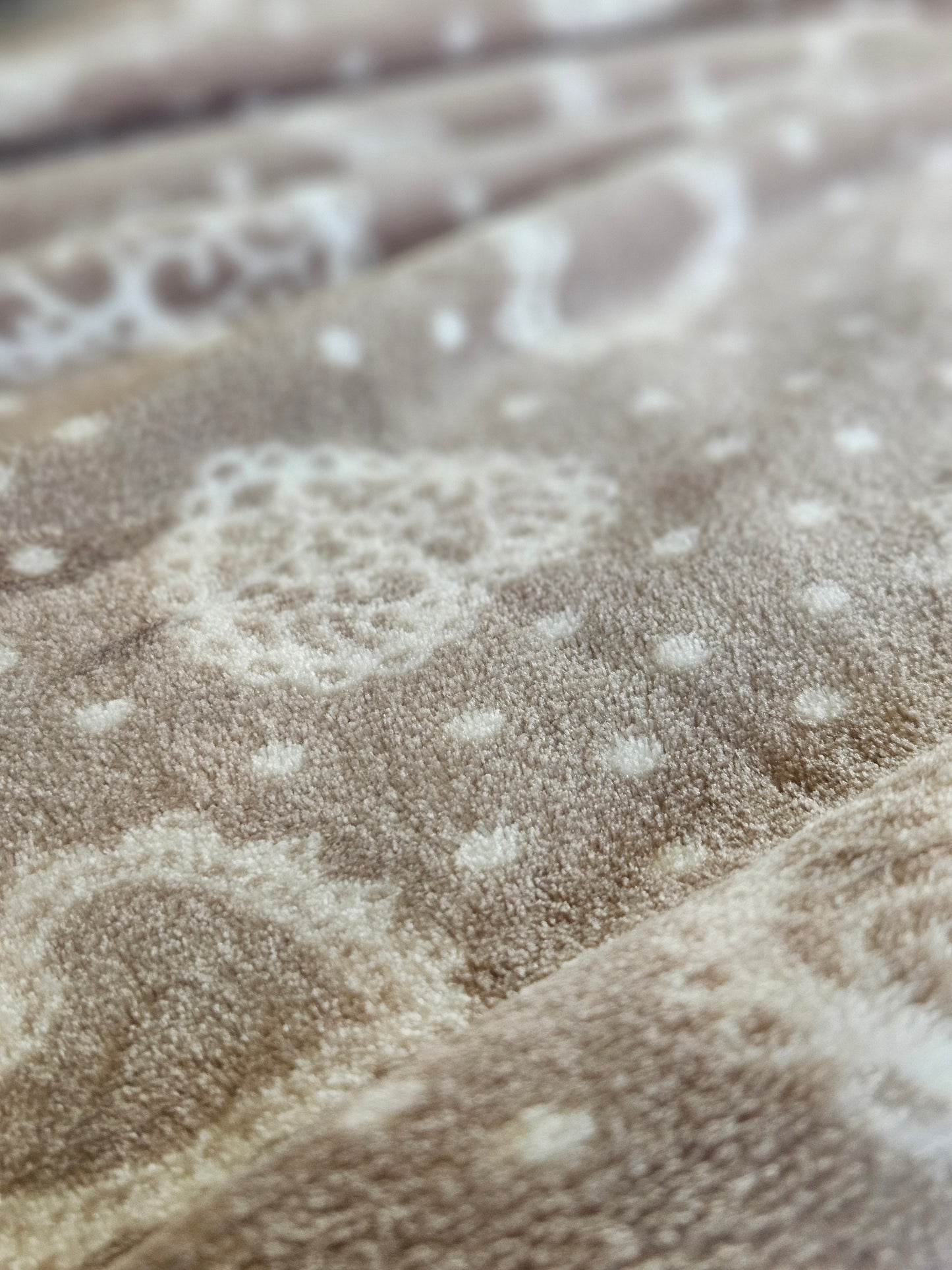 Kuscheldecke Herzen 150x200 cm Creme Grau Beige Rot Wohndecke